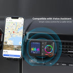 Hands-free Car MP3 Player Dual USB Fast Charging Car Audio Driving Experience Fast Charging Technology LED Backlighting Modes