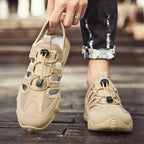 Men's Summer Sandals, Breathable and Comfortable, Cut Out Slip-On Driving Shoes, Walking Shoes, River Tracing Shoes, Wading Shoes, Beach Shoes, Suitable for Outdoor Use