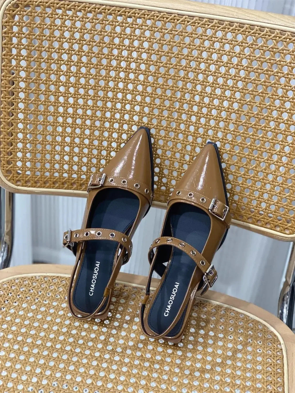 Sandals for Women Pointed Toe Daily Woman Shoes With Low Heels Summer 2024 Comfortable Trending Anti Slip Hot The Best Or Trend