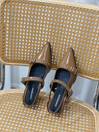 Sandals for Women Pointed Toe Daily Woman Shoes With Low Heels Summer 2024 Comfortable Trending Anti Slip Hot The Best Or Trend