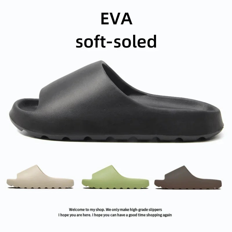 Slippers For Man EVA Soft-Soled Lightweight Home Casual Shoes Men Slippers High-Quality Slides In Stock Slippers For Woman