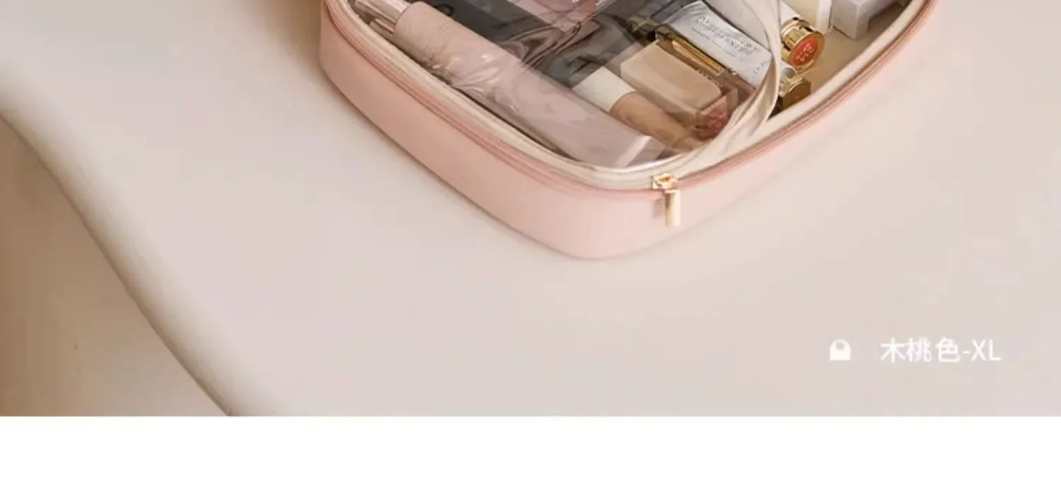 Cosmetic bag  new high-end exquisite portable travel portable toiletry bag large capacity cosmetics storage bag women handbags