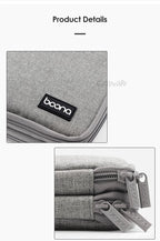 Electronics Protective Storage Bags for Cable Organizer Bag Handheld Tech Pouch for Tablet Phones & Power Banks Organizador Case