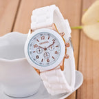 Women Watches 2025 New Fashion Luxury Brand Women's Watch Silicone Strap Quartz Wrist Watch For Female Relogio Feminino Zegarki