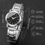 Fashion Couple's Watches Men Women's Business Watch Casual Minimalist Versatile Women Quartz Wristwatches