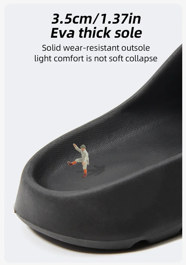 Slippers For Man High-Quality Anti-Slip Sandals And Coconut Slippers For Both Feel Just Like Walking On Thick-Soled Sandals