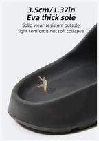 Slippers For Man High-Quality Anti-Slip Sandals And Coconut Slippers For Both Feel Just Like Walking On Thick-Soled Sandals