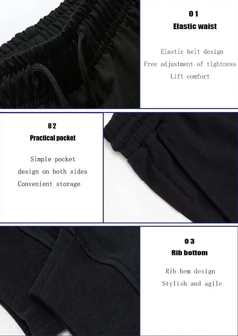 Autumn Winter Men's Jogging Sweatpants Running Male Sport Fitness Sportswear Breathable Pants Homme Casual Cotton Trousers Pants
