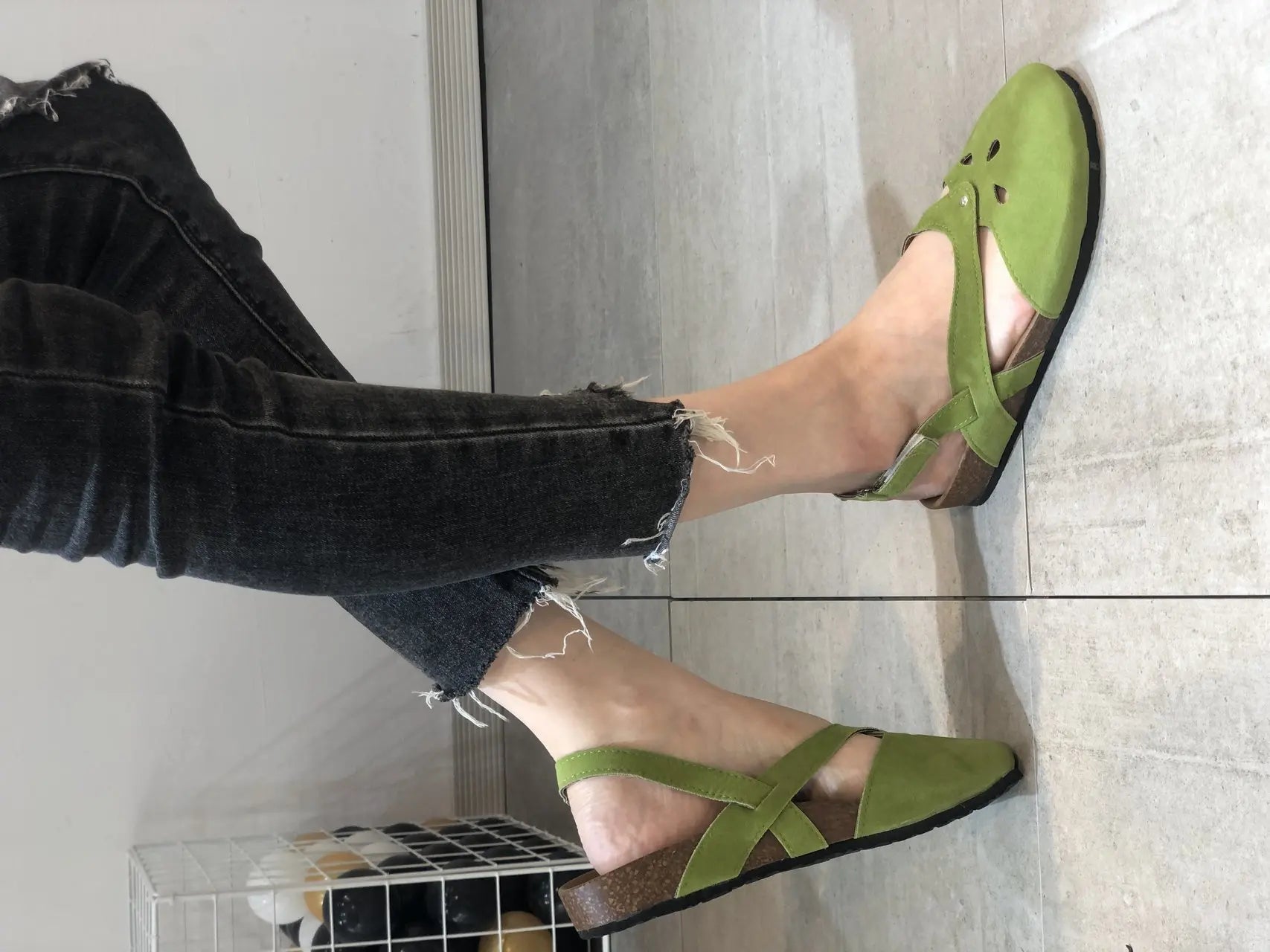 2023Women Sandals Summer Ladies Girls Comfortable Ankle Hollow Round Toe Sandals Woman Soft Beach Sole Female Shoes Plus Size