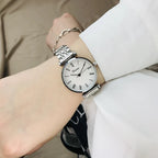 Women's watch simple thin light luxury temperament steel belt famous brand mysterious gift series