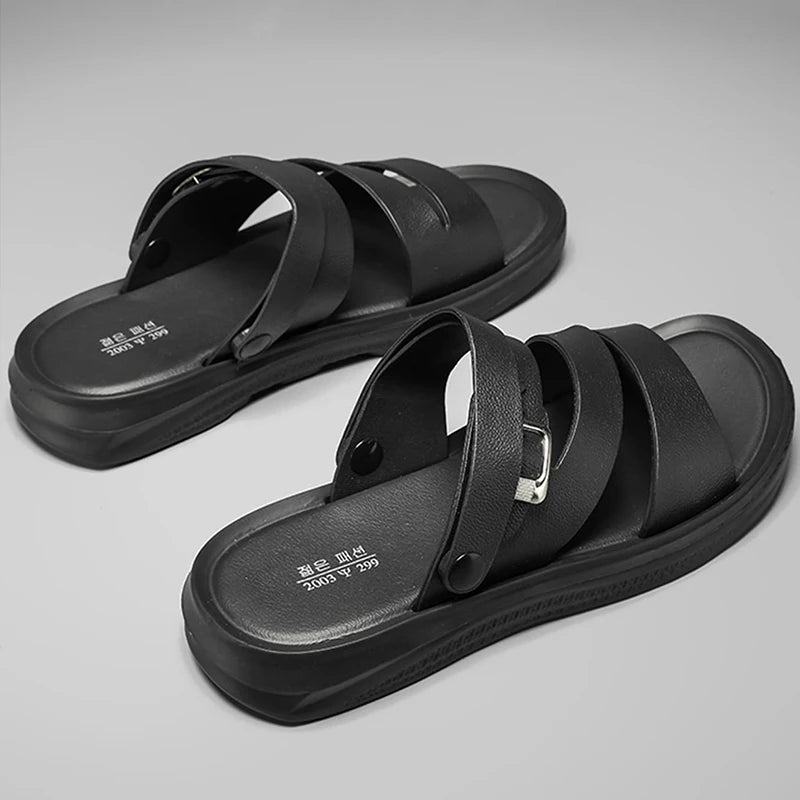 Men's Sandals New Style Men's Two Wear Indoor and Outdoor Comfortable Non slip Casual Outerwear Fashion Sports Men's Cool Slippe