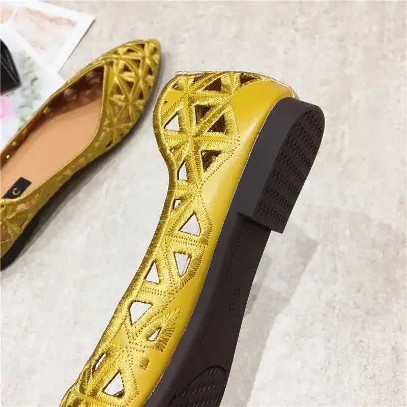 Woman Flats Korean Style Shoes for Women Pointed Toe Casual Beau Today Lastest On Sale High Quality Fashion Stylish Vacation