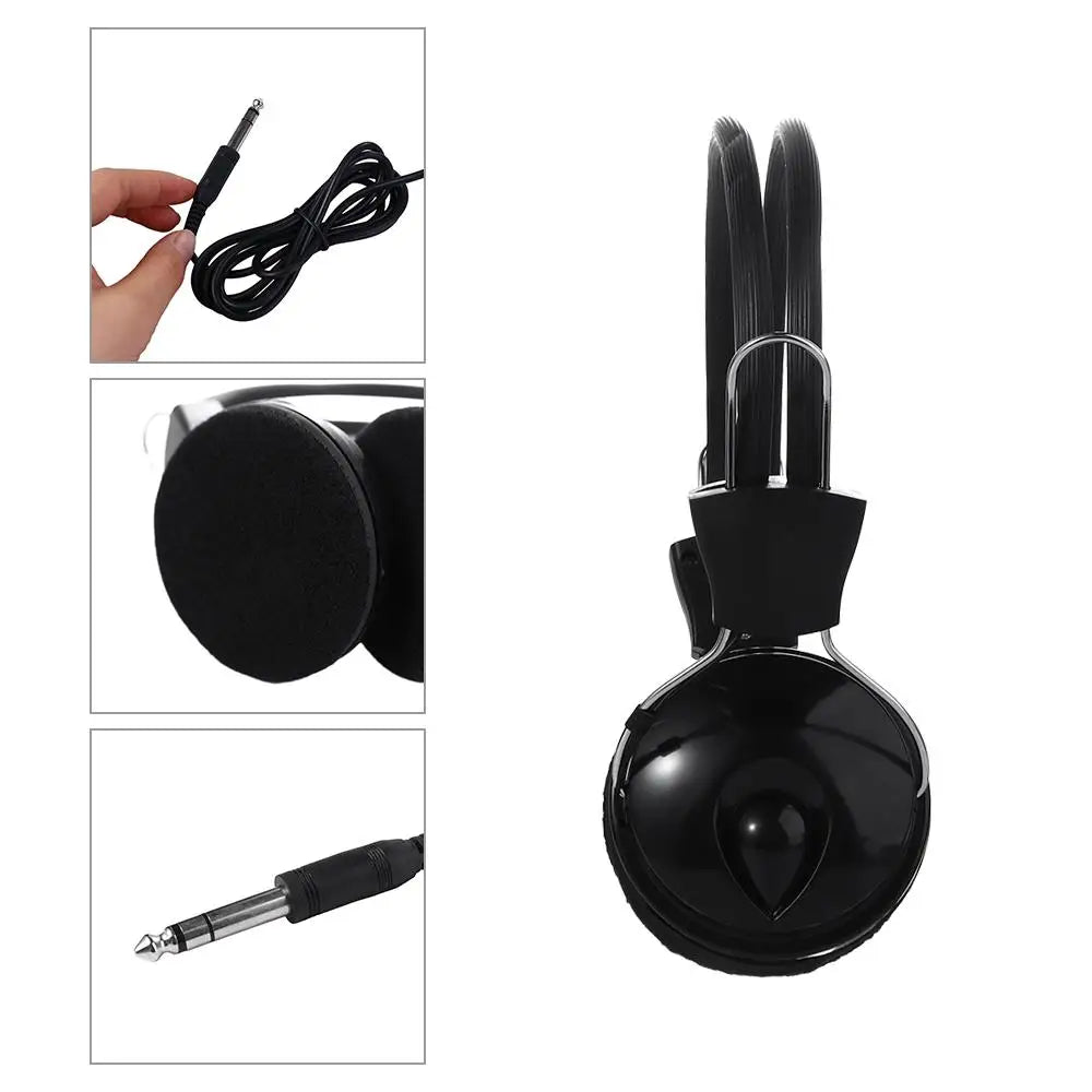 Handfree Musical Instrument with Wire Electric Guitar Drum Set Music Earphone Wired Headset Piano Earphone Music Headphone