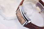 Fashion Couple Watch Luxury Rectangle Dial Women Quartz Watch Men Leather Band Casual Women Leather Wristwatch Relogio Masculino