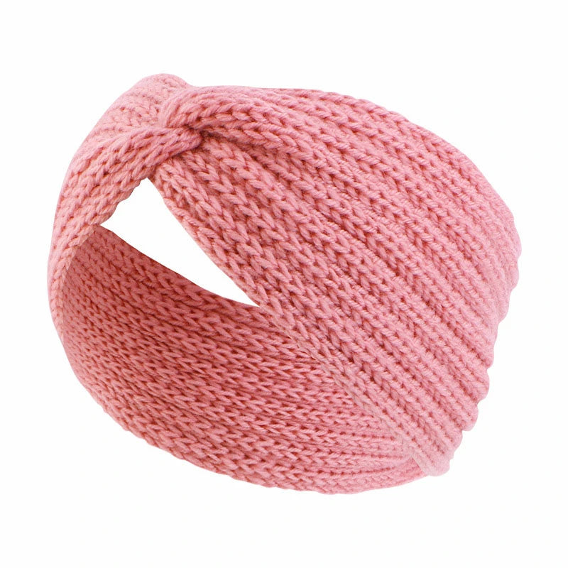Winter Warm Headband for Women Knot Cross Headbands Wool Knitted Elastic Wide Headband Headwear Girls Hair Band Hair Accessories