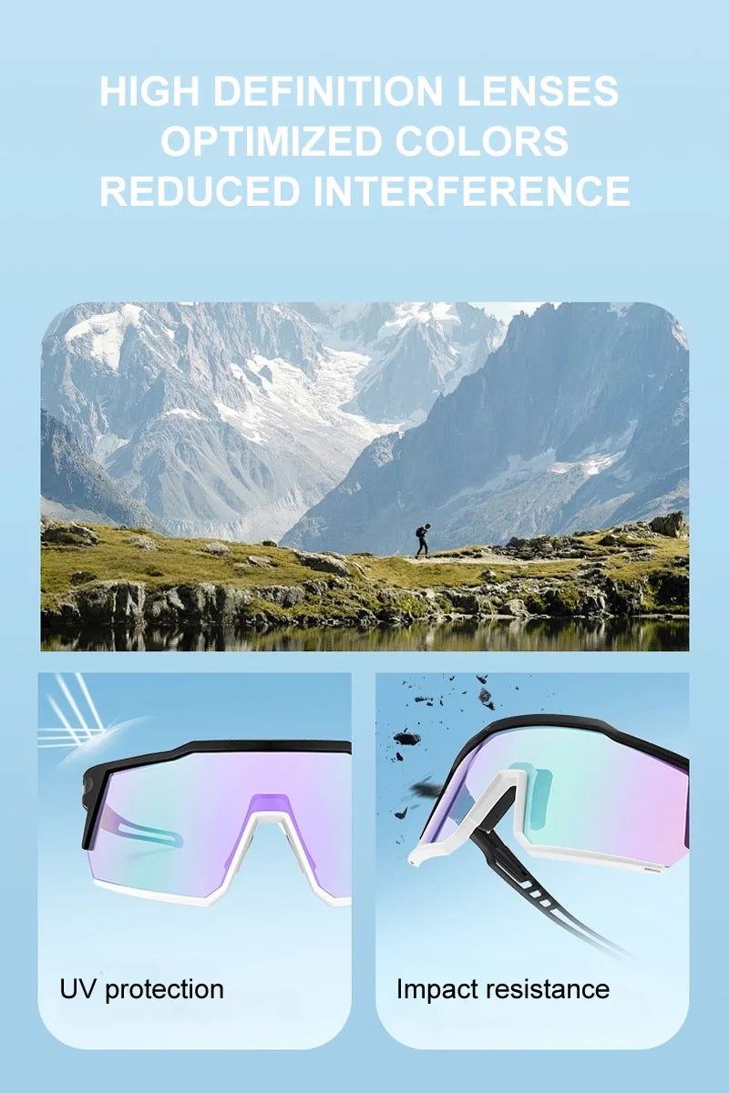 Cycling Sunglasses for Mens Womens Outdoor Activities Bike Sports Baseball Running Fishing Glasses UV Protection