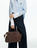 Simple New Women's Shirt Splicing Design Embroidery Flowers Elegant and Versatile Spring and Summer Striped Women's Tops