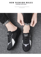 2025 New Men Slippers Trend Baotou Shoes for Men Summer Breathable Casual Shoe Vulcanized Flats Male Sneakers Half Slip-on Shoes