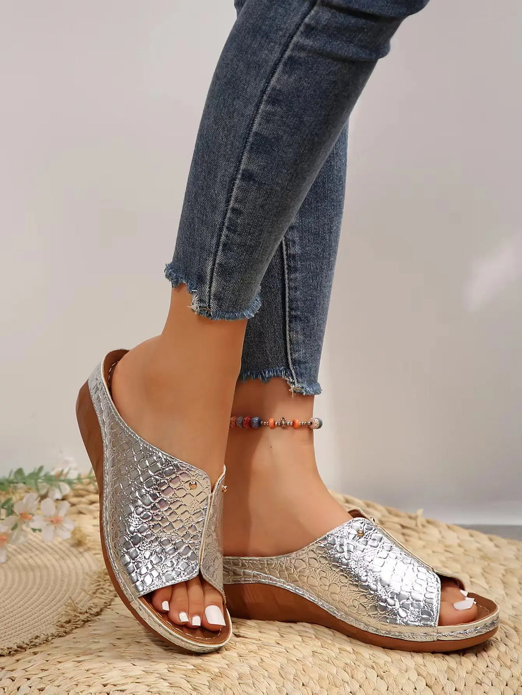 Women's Summer Sandals Fashion Wedge Shoes Woman Huaraches Slide Women's Sandals Outdoor Female Zapatos De Mujer Footwear