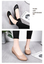 spring autumn Woman Flats High Quality Fashion Women Shoes Round Toe non Slip shoes Rubber Ballet Plus Size Cozy footwear ﻿