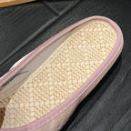 Woman Slippers Spring Autumn Soft Sole Baotou Flats Embroider Home Slippers Casual Shoes for Women Ethnic Style Outdoor Slippers