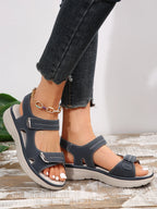 Summer Wedge Sandals for Women 2025 New Fashion Non Slip Beach Shoes Woman Lightweight Casual Platform Plus Size Sandals Women