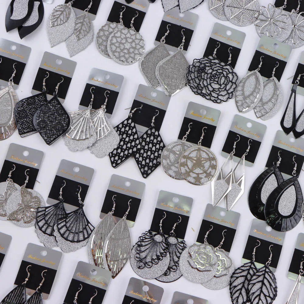 10Pairs/Lot Fashionable Women's Stainless Steel Earrings, Daily Jewelry Accessories Gifted To Friends, Randomly Shipped