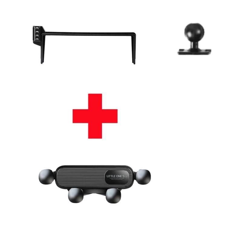 Car Mobile  Phone Holder For Audi A4L 2017-2019 Q5L 2018-2020 7" Screen Fixed Base Wireless Charging Phone Mount Car Accessories