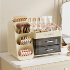 Cosmetics storage box Home dressing table advanced sense large capacity lipstick skin care multifunctional points Shelf