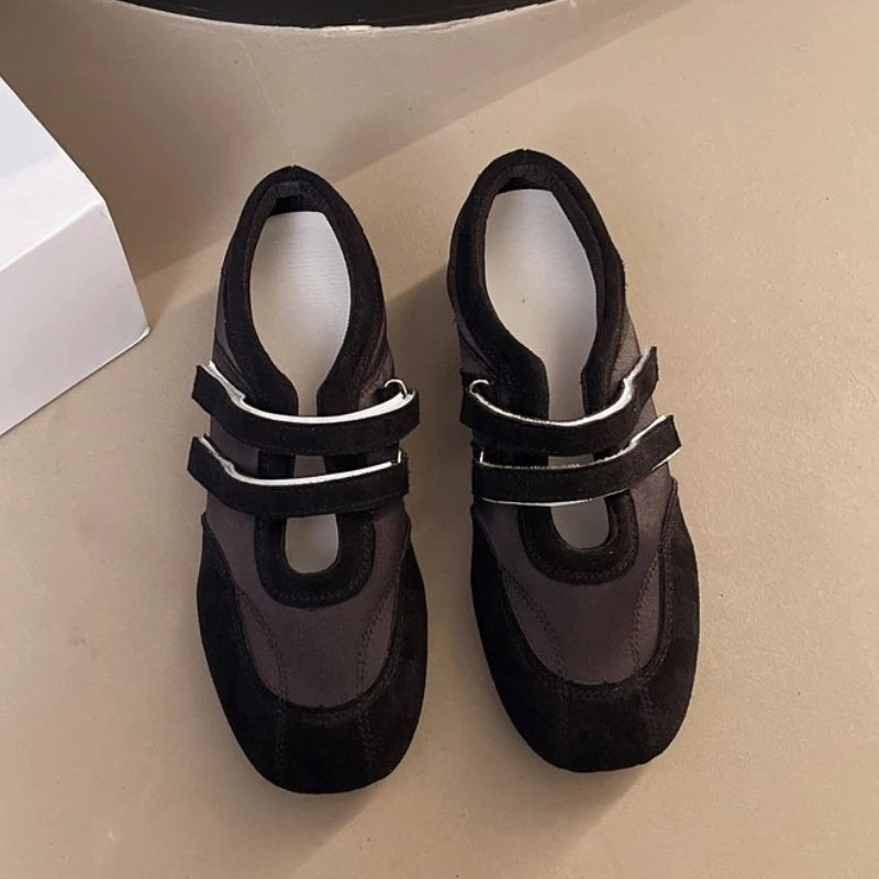 Flats Women's Sports Shoes Fashion Sneakers Casual Shallow Loafers Shoes Walking Ballet Shoes Trend Cozy Zapatillas De Mujer