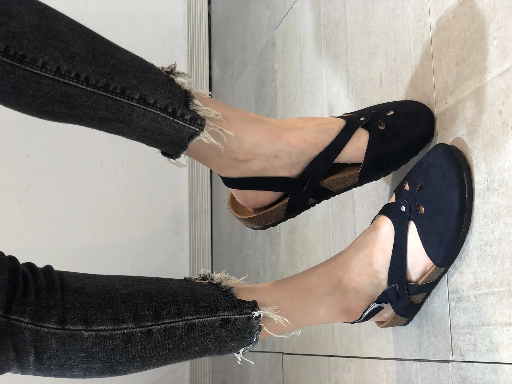 2023Women Sandals Summer Ladies Girls Comfortable Ankle Hollow Round Toe Sandals Woman Soft Beach Sole Female Shoes Plus Size