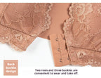 Women's Lace Stitching Push-Up Comfortable Front Buckle Breathability High Stretch Invisible