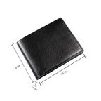 Men's Wallet Genuine Leather Men Wallets Premium Product Real Cowhide Wallets for Man Short Black Walet Portefeuille Homme