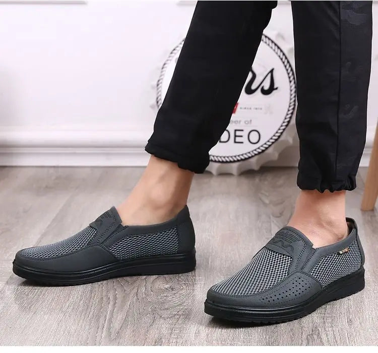 Men's Shoes 2025 Summer Casual Sneakers Breathable Mesh Chunky Sole Affordable Free Shipping