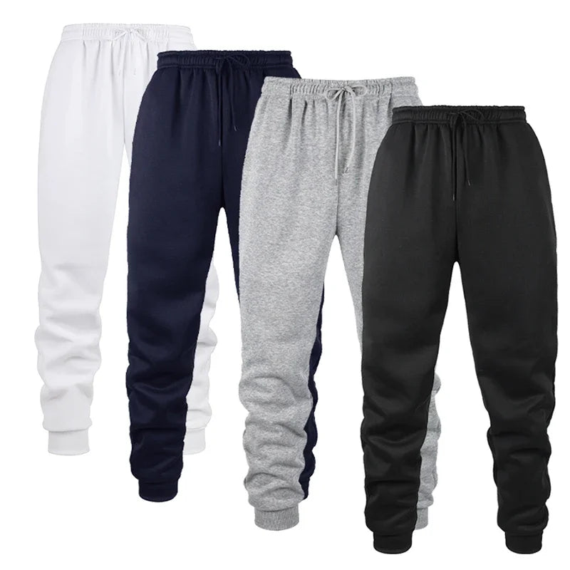 For Men Autumn and Winter Casual Jogging Pants Fleece Sweatpants for Soft and Comfortable Workout