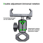 FANAUE Motorcycle Mobile Phone Holder Extension Handlebar Hoop Ball head Base Sports Camera Quick Disassembly Anti-theft