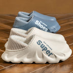 Winter Men Women Warm Slippers Cotton Slippers Outdoor Indoor Warm Shoes Men's Couple Home Bedroom Plush Slippers Big Size 46 47