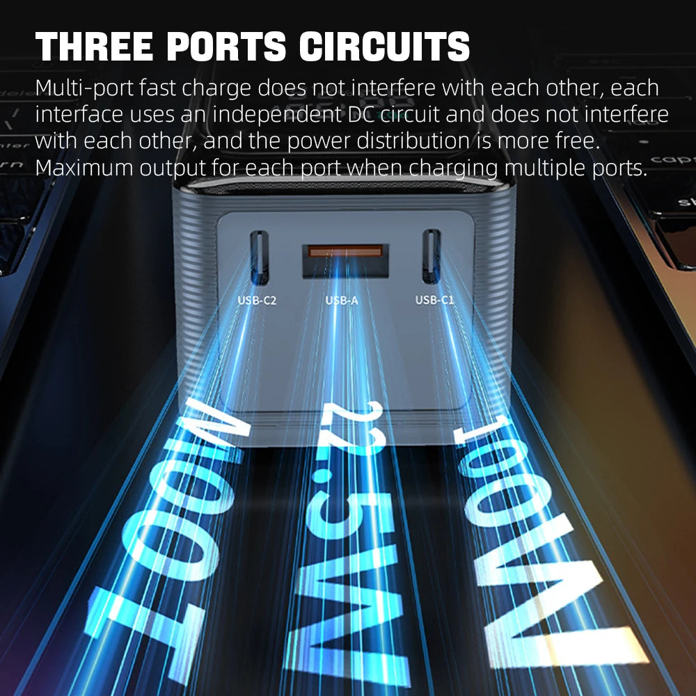 160W Power Bank 30000mah TFT Digital Display PD100W PD QC SCP PD80W+PD80W Laptop Phone Earphone Portable Two Way Fast Charging