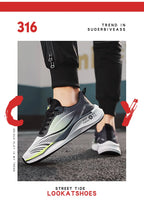 Men's Shoes 2025 New Spring and Autumn Season Breathable Versatile Casual Trendy Shoes Men's Work Lightweight Sports Board Shoes