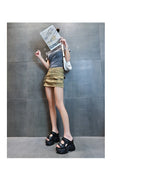 Women Slippers Female Sandals 10CM High Heels Ladies High Platform Beach Slides New 2025 Summer Chunky Flip Flops Woman