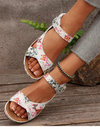 Women's Sandals 2025 Summer Sandals Women Heels Sandalias De Mujer Casual Wedges Footwear Summer Shoes Woman Soft Heeled Sandals