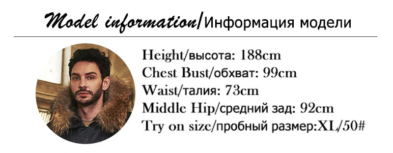 Men's winter jacket is very stylish waterproof and windproof, thickened with padded