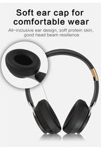 Hifi Wireless Headphones 9D Heavy Bass Surround Stereo Bluetooth Earphones Foldable Adjustable Support TF Card/AUX Play With Mic