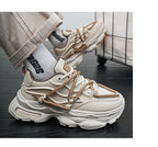 Fashion Shoes For Men White Sneakers Male Platform Walking Shoes Punk Lace Up Outdoor Men’s Outdoor Breathable Sneakers