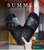 Slides Shoes for Men 2024 Slippers House Man Comfortable Men's Sandal Living Room Slippers Walk Around Home Flip Flop Slipper