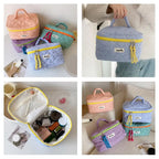 Cosmetic Bag Simple Style Large Capacity Portable Cosmetic Tools Storage Bag for Home Bathroom Toiletry Bag Makeup Bag