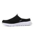 39-47 Men Half Slippers Anti-slip Men's Casual Shoes Lightweight Male Flat Slippers Breathable Fashion Slip on Flats Outdoor