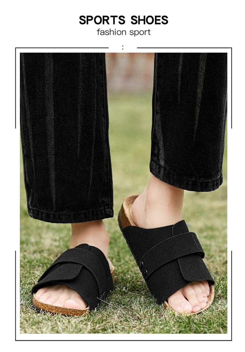 Men's Summer Sandals for Men Shoes Flat Sandals Trend 2024 Man Slippers Slipers Mens Soft Sandles High Quality Shoes Sandal Sale