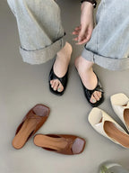Flats Slippers Women Open Toe Sandals Summer Flip Flops Casual Shoes 2025 Trend Dress Party Shoes Woman Slides Designer