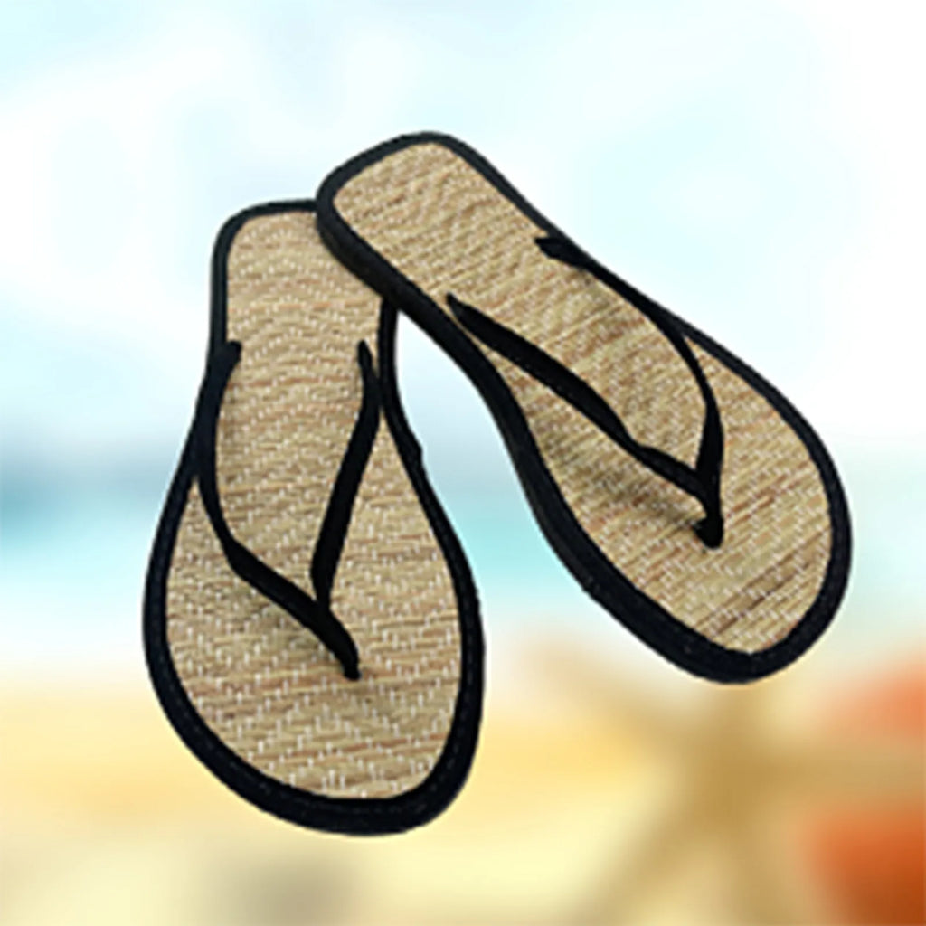 Women Flat Flip-flops Slippers Comfortable Non-slip Sandals Bamboo Rattan Flip Flop Home Bathroom Fashion Slippers Zapatos 2022